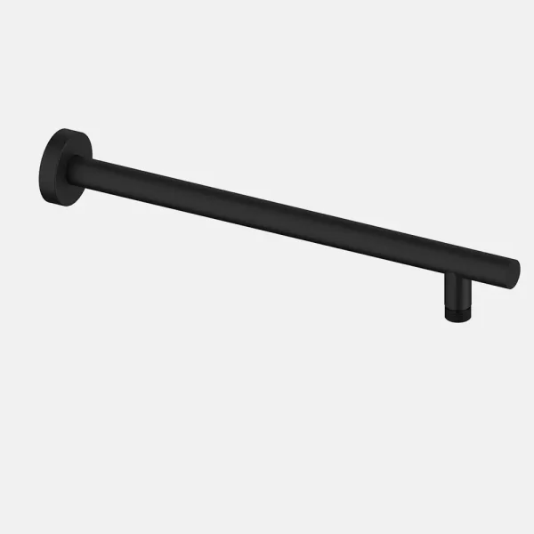 Brazo de Ducha Mural 40 cm Sanycces en acabado Negro mate