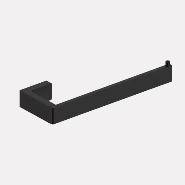 Toallero de barra Cubo negro mate de Sanycces