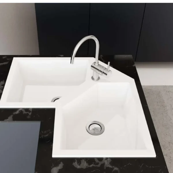 Fregadero Mundilite SUPREME E830 en ambiente de cocina