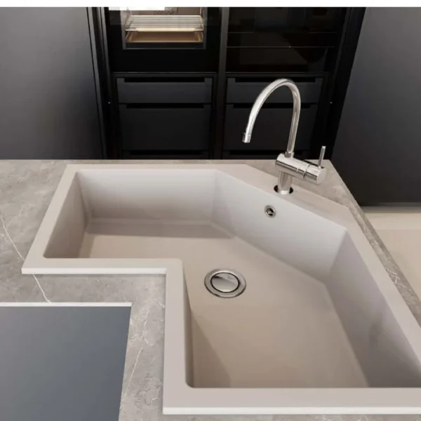 Fregadero Mundilite SUPREME E840 en ambiente de cocina