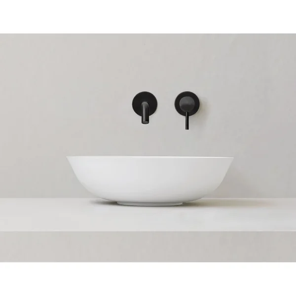 Lavabo Bol blanco mate de Sanycces, diรกmetro 41 cm y altura 12 cm