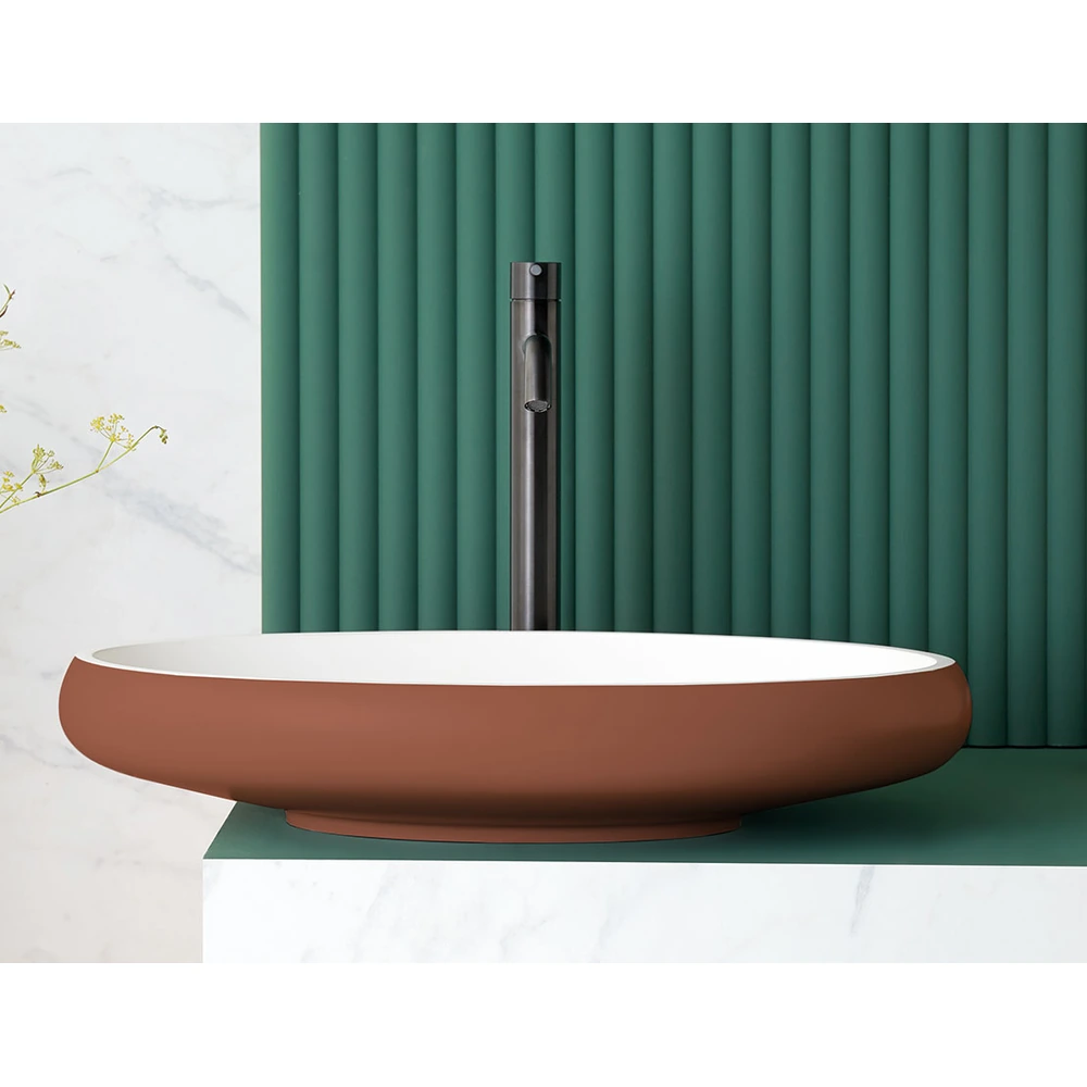 Ejemplo de lavabo Eslida de Sanycces con color exterior personalizable