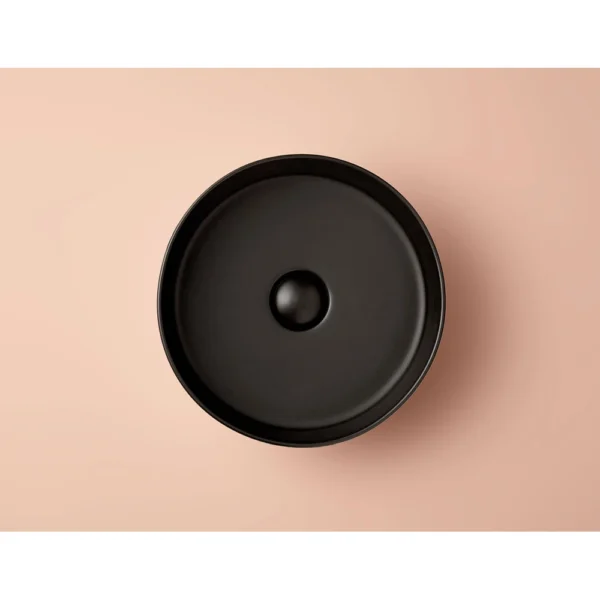 Lavabo Marsala de Sanycces en negro mate