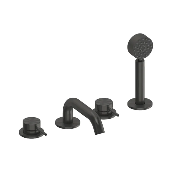 Grifo Monomando de Bañera para Borde – Sanycces – Pool, acabado Metal Raw