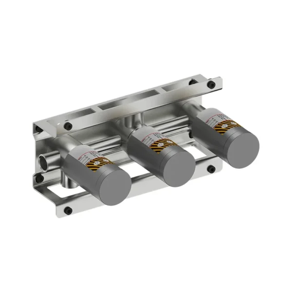 Sanybox Inox para monomando horizontal Pool 2 vías de Sanycces, colección Pool